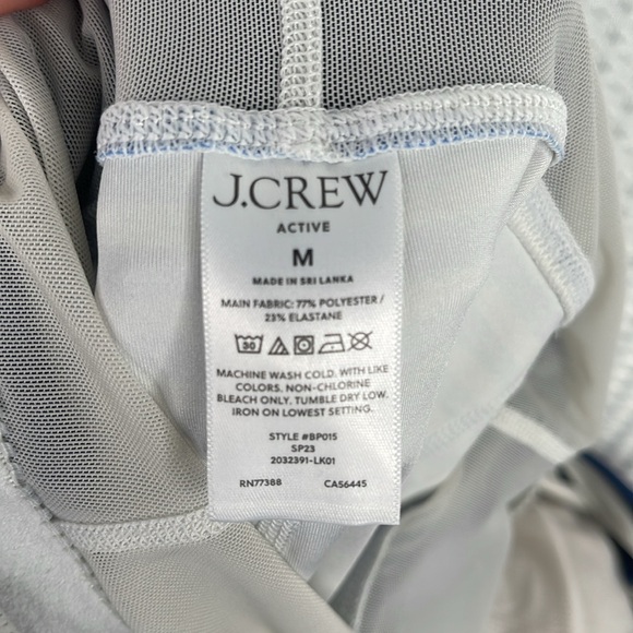 J Crew Cloudstitch Side-Slit Sports Dress Exercise Shorts Activewear Sz M - Picture 8 of 10